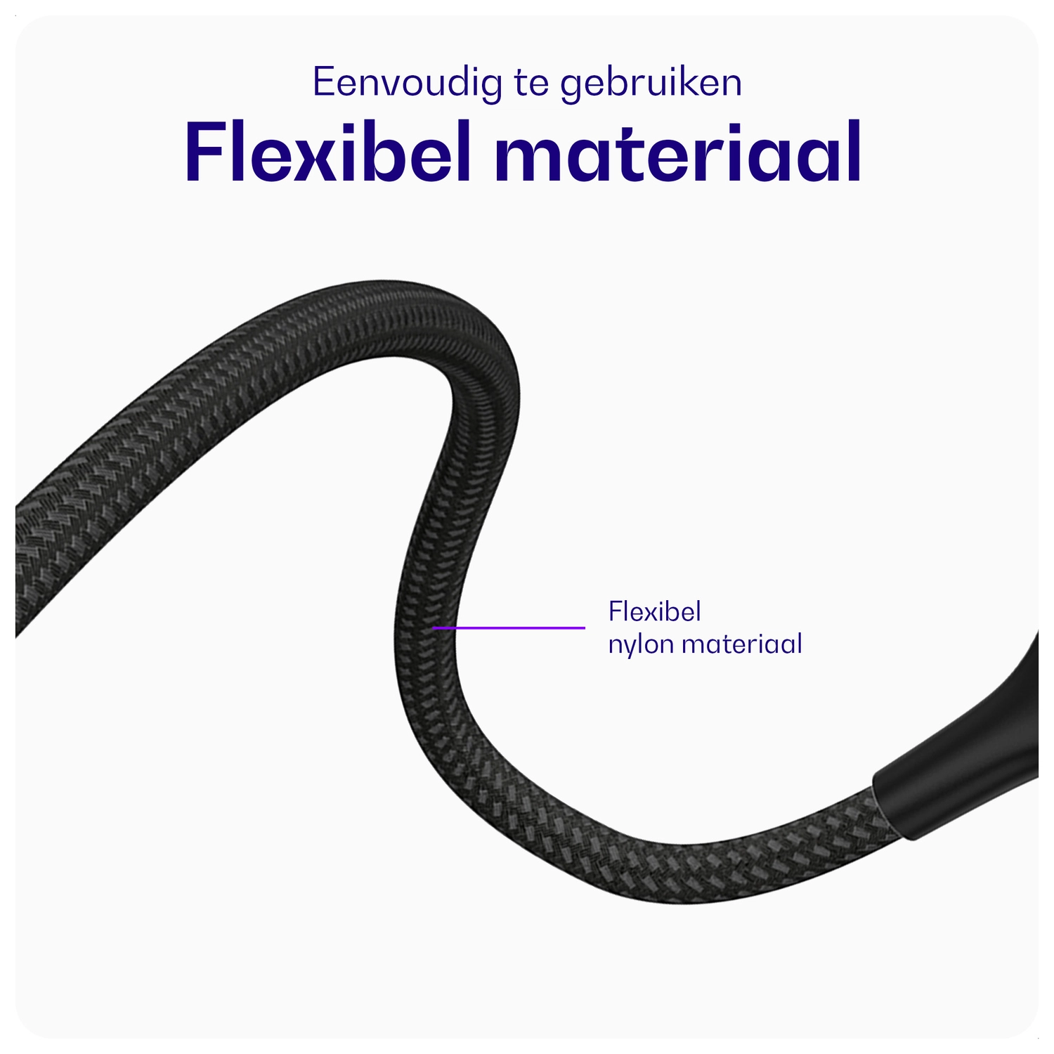 Buddi Flex Garmin Watch Kabel USB-C 0.5m Zwart afbeelding 6