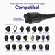 Buddi Flex Garmin Watch Kabel USB-C 0.5m Zwart afbeelding 3