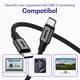 Buddi Flex USB-C naar USB-C 8K@60Hz Video Monitor Kabel 3M 20 Gbps afbeelding 9