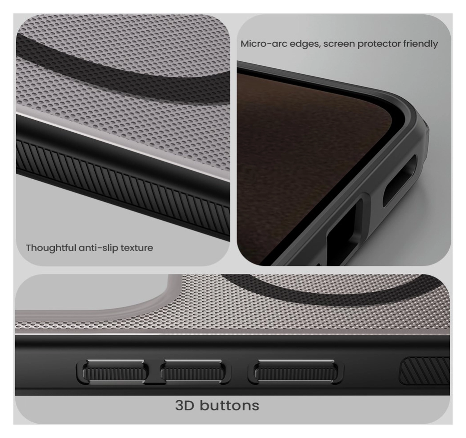 Nillkin Frosted Shield Xiaomi 15T Hoesje MagSafe Back Cover Transparant Zwart afbeelding 10