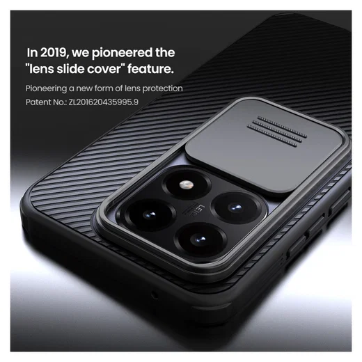 Nillkin CamShield Xiaomi 15T Hoesje Camera Slider Back Cover Zwart afbeelding 5