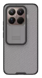 Nillkin CamShield Xiaomi 15T Hoesje Camera Slider Back Cover Transparant Zwart afbeelding