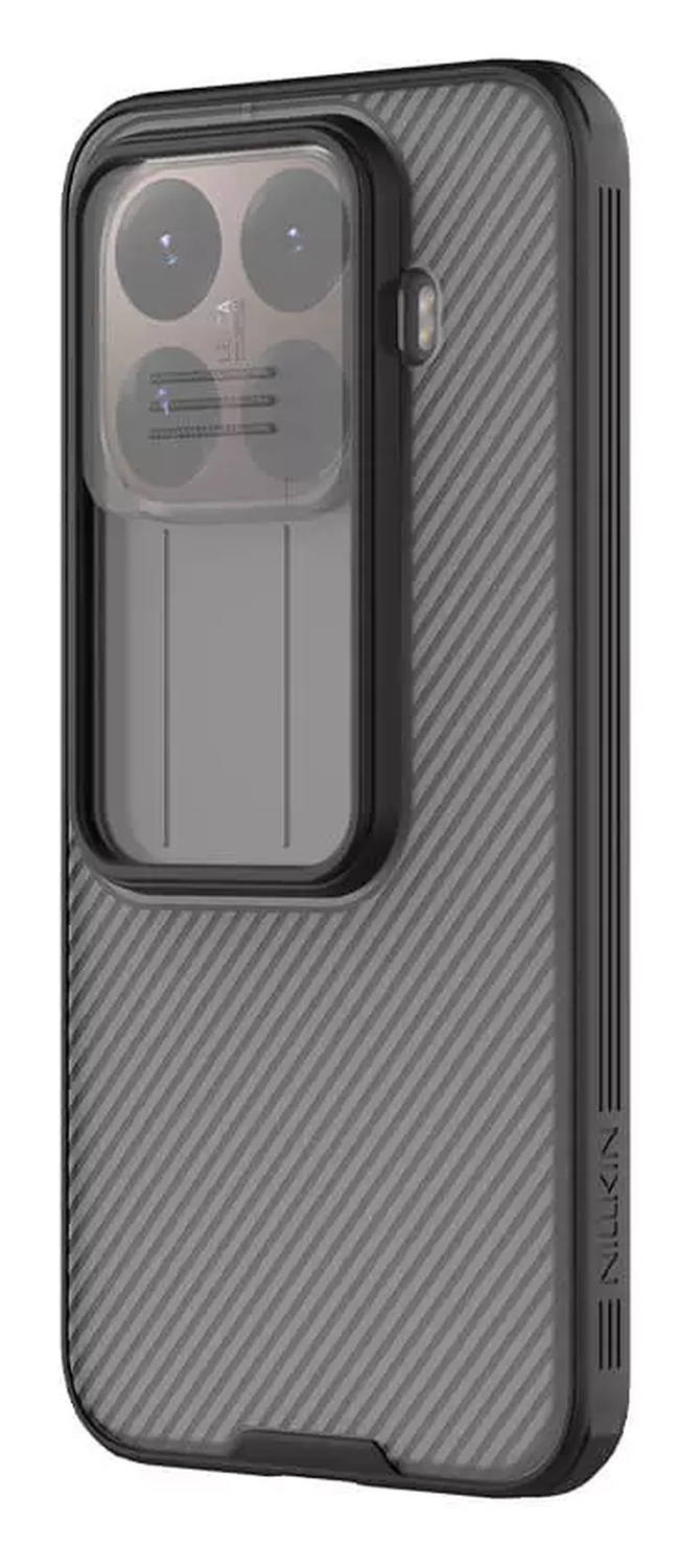 Nillkin CamShield Xiaomi 15T Hoesje Camera Slider Back Cover Transparant Zwart afbeelding 2