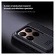 Nillkin CamShield Xiaomi 15T Pro Hoesje Camera Slider Zwart afbeelding 5