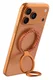 Nillkin FiberSnap MagSafe Ring Houder Standaard Aramidevezel Oranje afbeelding 2