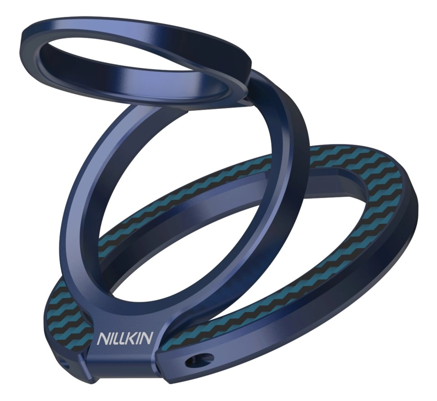Nillkin FiberSnap MagSafe Ring Houder Standaard Aramidevezel Blauw afbeelding 1