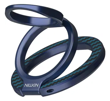 Nillkin FiberSnap MagSafe Ring Houder Standaard Aramidevezel Blauw