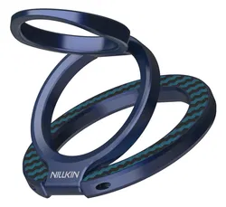 Nillkin FiberSnap MagSafe Ring Houder Standaard Aramidevezel Blauw afbeelding