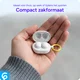 SBG Mini Buds Compacte Draadloze Oordopjes Bluetooth 5.4 Touch Control Wit afbeelding 5
