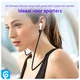 Magnetisch Oordopjes Koord - Siliconen Strap AirPods/AirPods Pro Zwart afbeelding 2