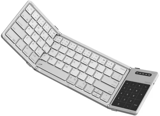 Nillkin Cube Opvouwbaar Bluetooth Toetsenbord met Touchpad Grijs afbeelding 12