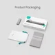 Nillkin Cube Opvouwbaar Bluetooth Toetsenbord met Touchpad Grijs afbeelding 8