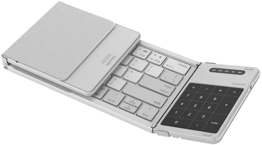 Nillkin Cube Opvouwbaar Bluetooth Toetsenbord met Touchpad Grijs afbeelding 10