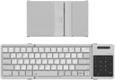 Nillkin Cube Opvouwbaar Bluetooth Toetsenbord met Touchpad Grijs