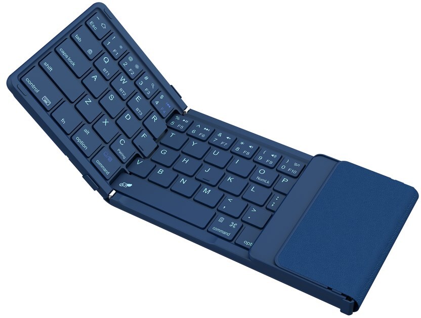 Nillkin Cube Opvouwbaar Bluetooth Toetsenbord met Touchpad Blauw afbeelding 12