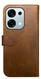 Rosso Element Oppo A6 Pro Hoesje Book Case Wallet Bruin afbeelding 2