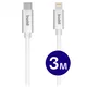 Originele Apple 20W USB-C Oplader met Buddi Lightning Kabel 3M Wit afbeelding 3