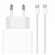 Originele Apple 20W USB-C Oplader met Geweven USB-C Kabel 1 Meter Wit afbeelding 1