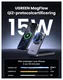 UGREEN MagFlow Qi2 2-in-1 15W Draadloze MagSafe Oplader Smartphone & AirPods afbeelding 2