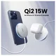 UGREEN Qi2 15W Draadloze Magnetische MagSafe Oplader Wit afbeelding 2