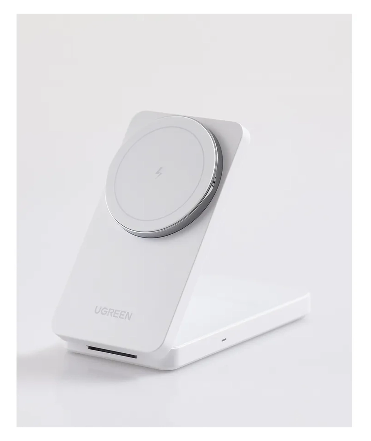 UGREEN 2-in-1 20W Draadloze MagSafe Oplader Smartphone & AirPods Wit afbeelding 3