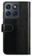 Rosso Element Motorola Edge 70 Hoesje Book Case Wallet Zwart afbeelding 2