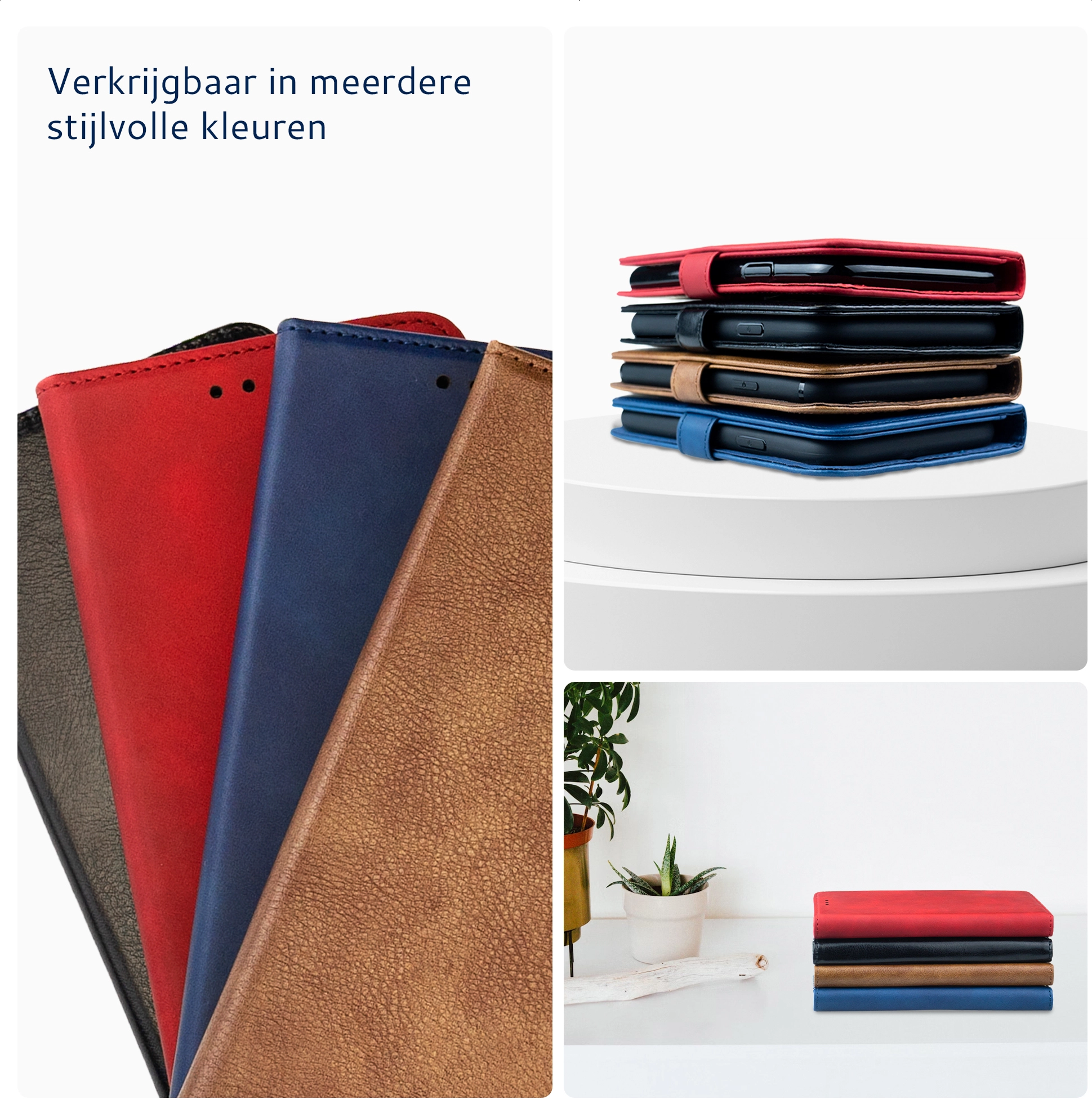 Rosso Element Google Pixel 10a Hoesje Book Case Wallet Bruin afbeelding 4