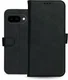 Rosso Deluxe Google Pixel 10a Hoesje Echt Leer Book Case Zwart afbeelding 9