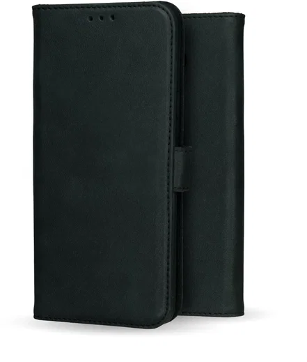 Rosso Deluxe Google Pixel 10a Hoesje Echt Leer Book Case Zwart afbeelding 11