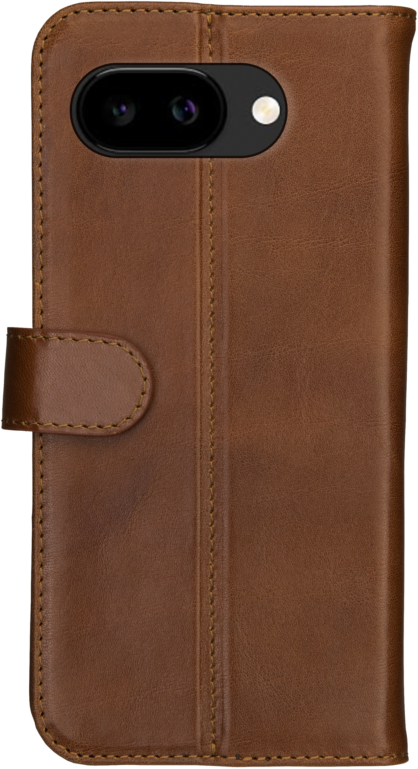 Rosso Deluxe Google Pixel 10a Hoesje Echt Leer Book Case Bruin afbeelding 8