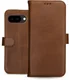 Rosso Deluxe Google Pixel 10a Hoesje Echt Leer Book Case Bruin afbeelding 9
