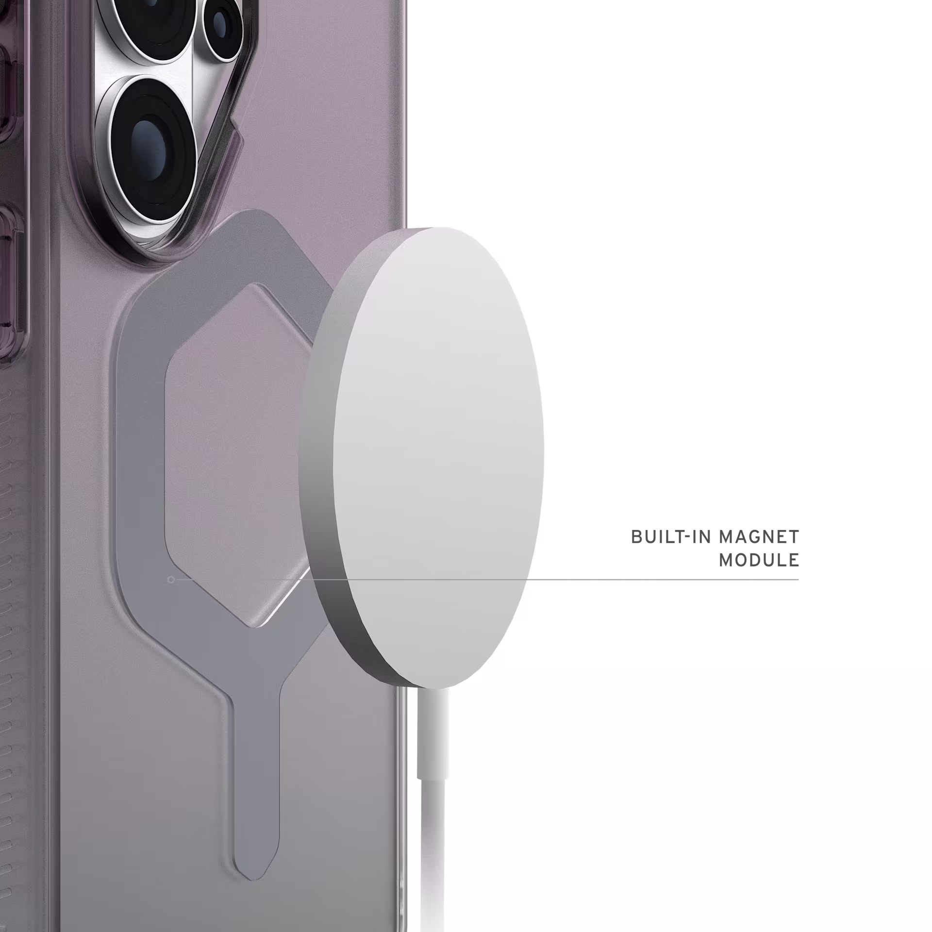 UAG Plyo Pro Samsung Galaxy S26 Ultra Hoesje MagSafe Back Cover Clear Zwart afbeelding 4