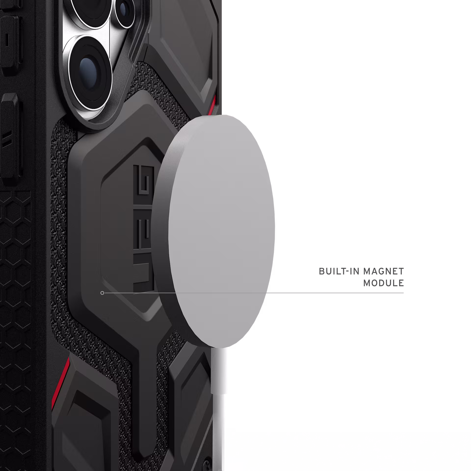 UAG Monarch Pro Samsung S26 Ultra Hoesje Magnetic Back Cover Zwart afbeelding 9