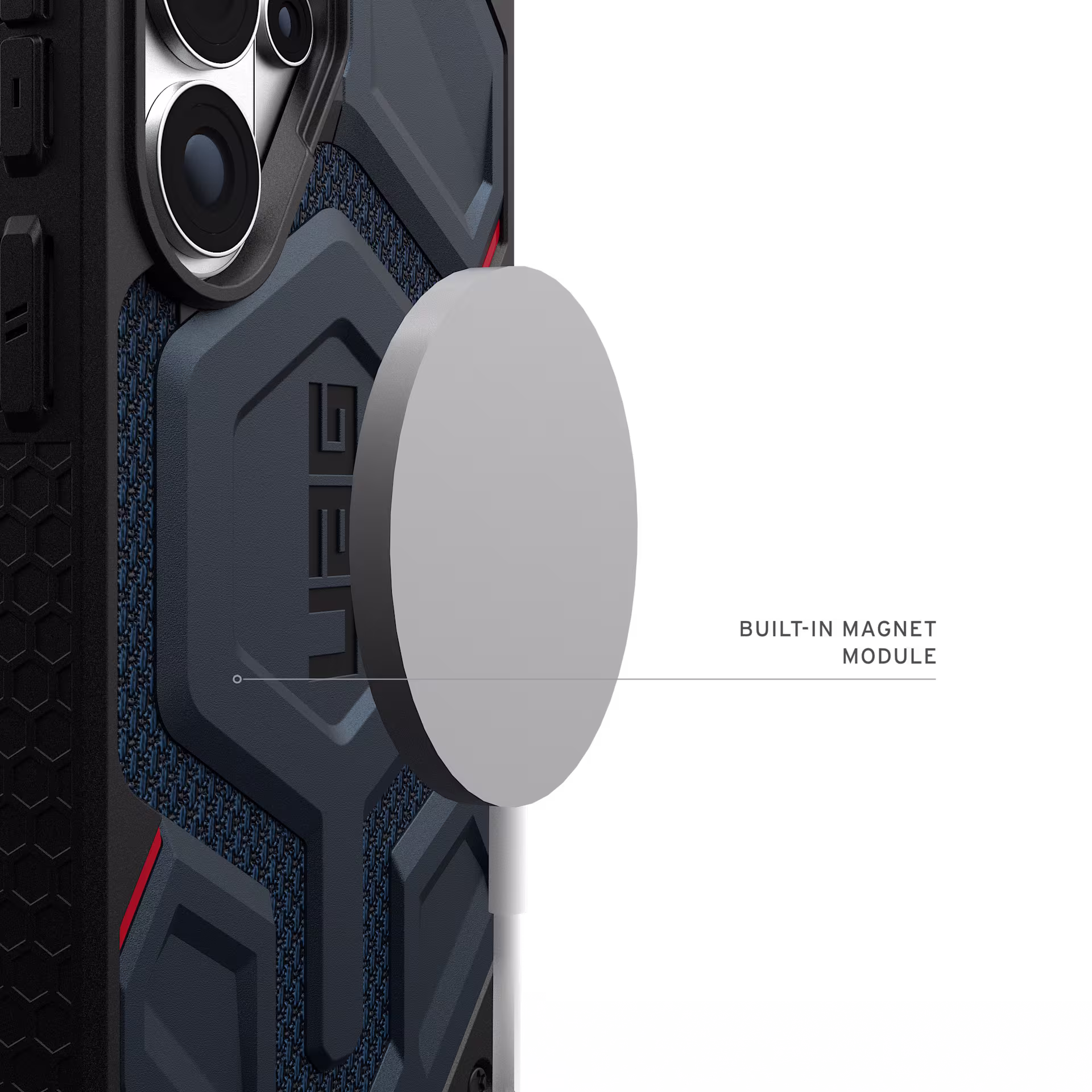UAG Monarch Pro Samsung S26 Ultra Hoesje Magnetic Back Cover Kevlar Mallard afbeelding 9