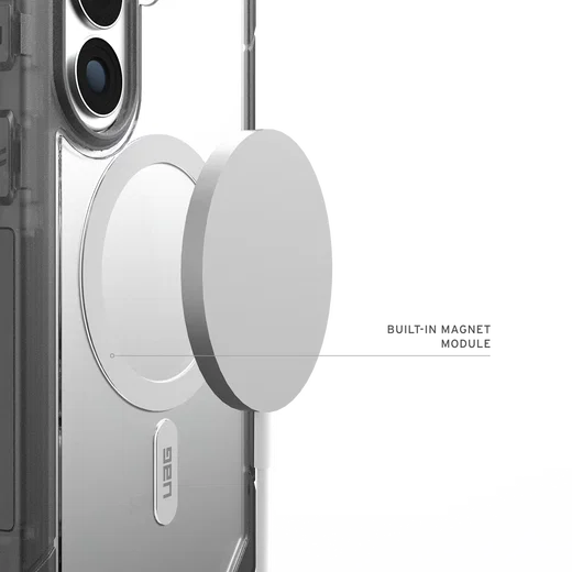 UAG Trooper Samsung Galaxy S26 Plus Hoesje Magnetic Back Cover Clear Ash afbeelding 6