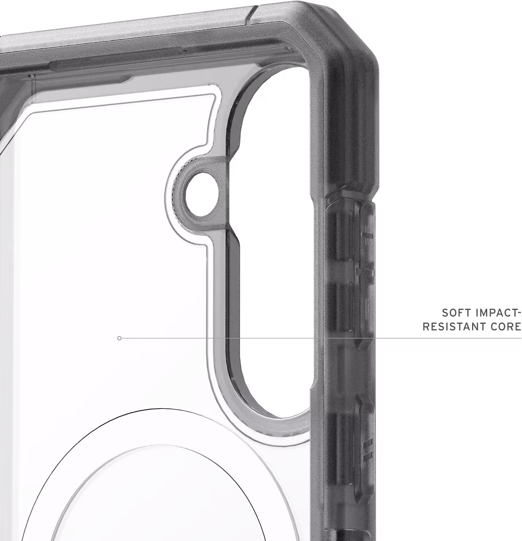 UAG Trooper Samsung Galaxy S26 Plus Hoesje Magnetic Back Cover Clear Ash afbeelding 10