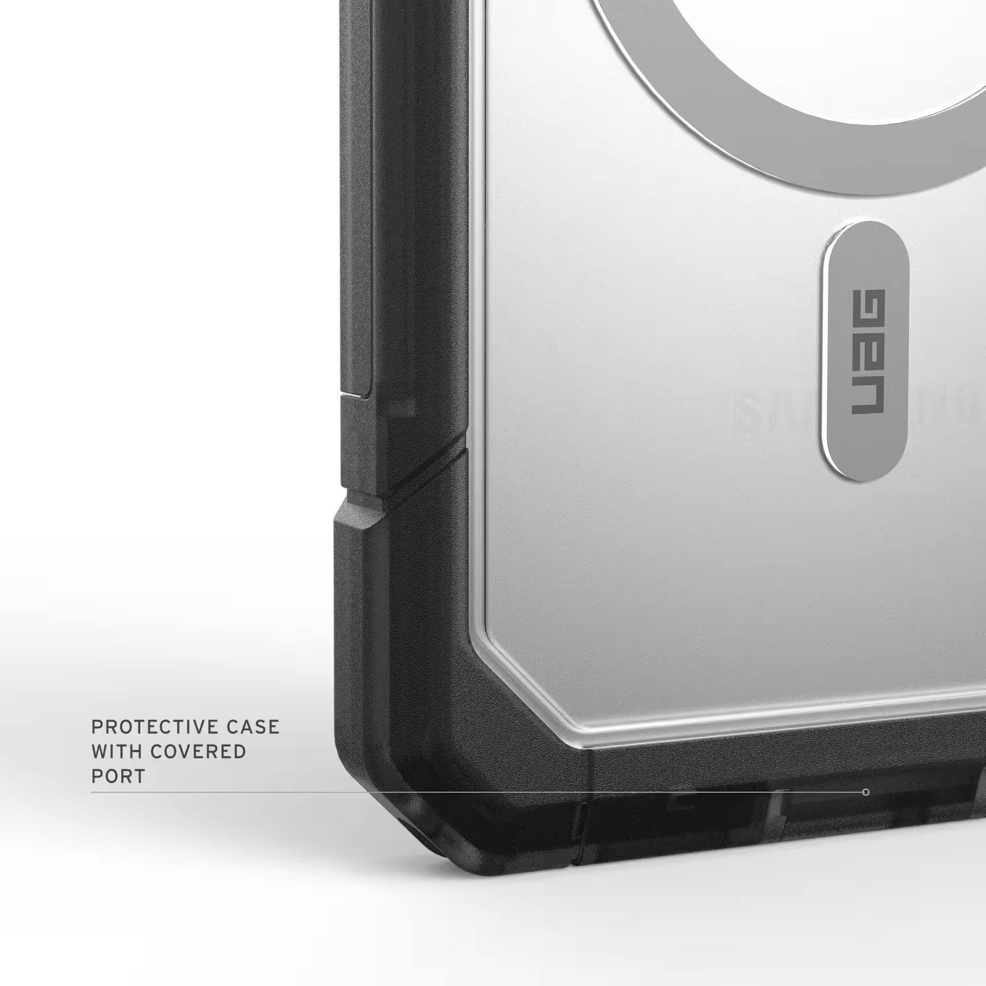 UAG Trooper Samsung Galaxy S26 Plus Hoesje Magnetic Back Cover Clear Ash afbeelding 8