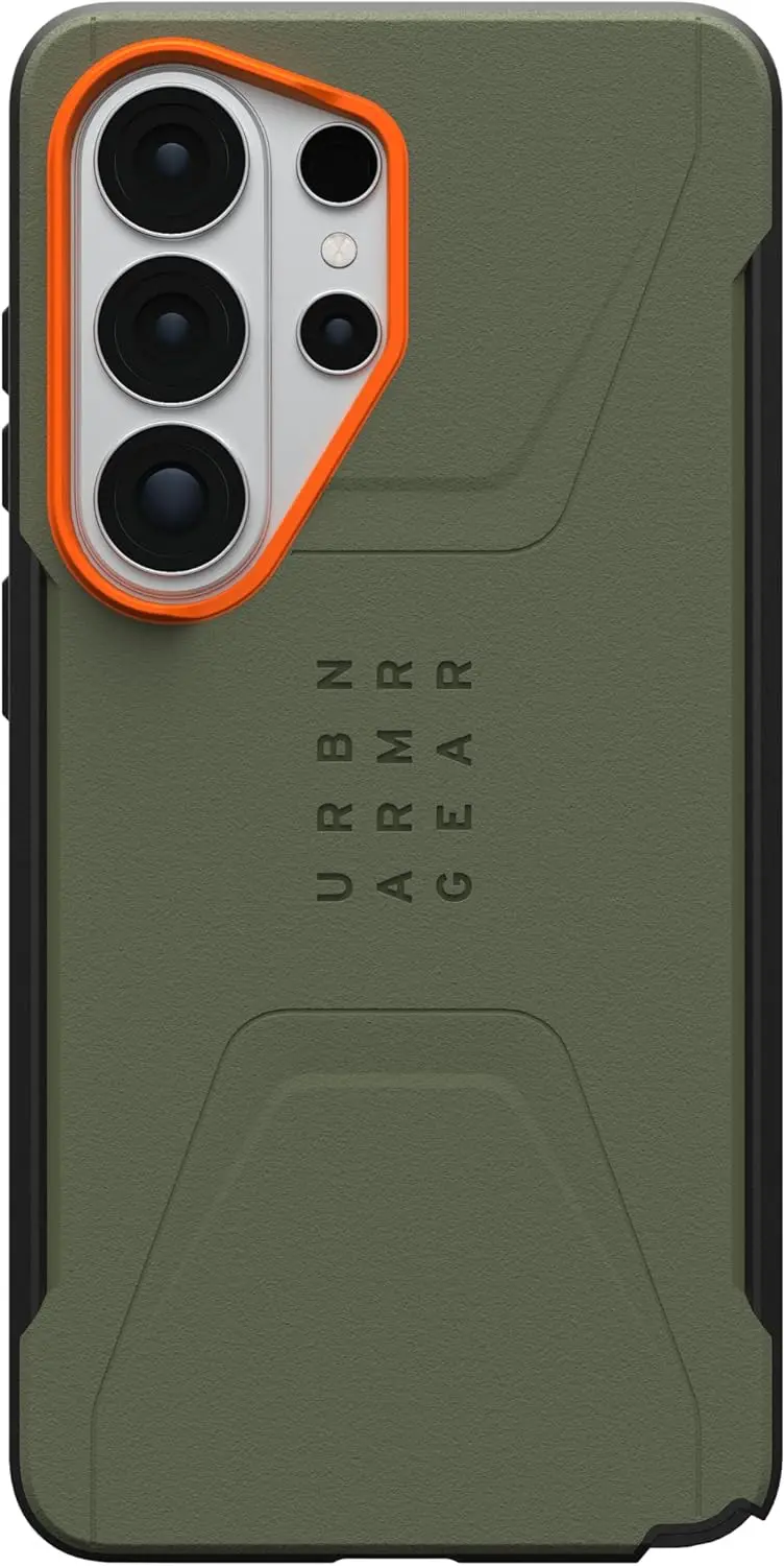 UAG Civilian Samsung Galaxy S26 Ultra Hoesje MagSafe Back Cover Groen Oranje afbeelding 1
