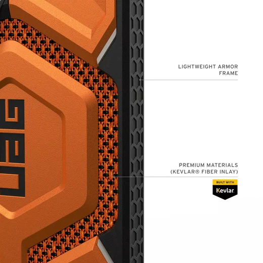 UAG Monarch Pro Samsung S26 Ultra Hoesje Magnetic Back Cover Oranje afbeelding 5