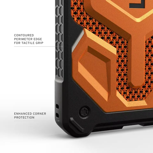 UAG Monarch Pro Samsung S26 Ultra Hoesje Magnetic Back Cover Oranje afbeelding 2