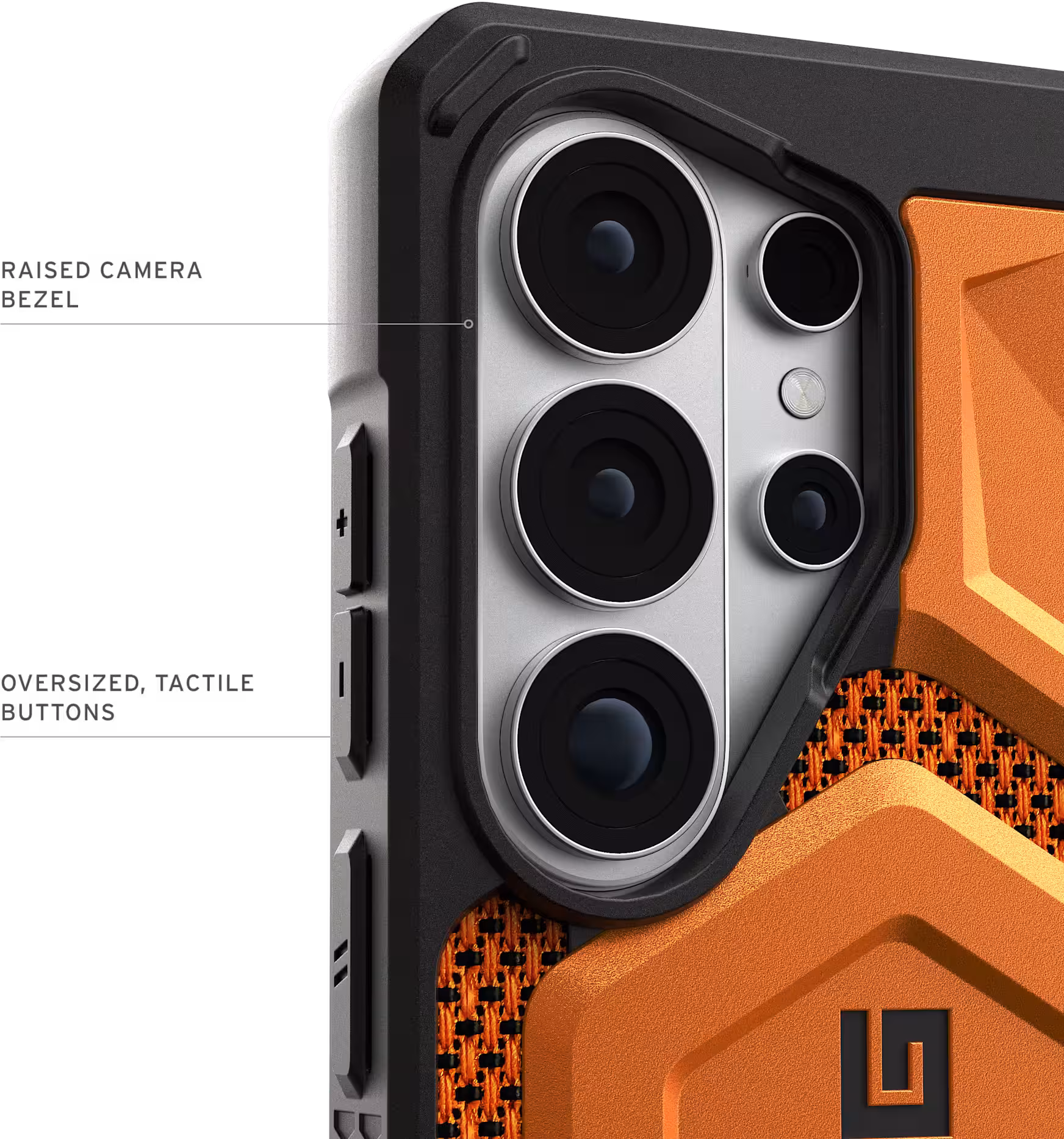 UAG Monarch Pro Samsung S26 Ultra Hoesje Magnetic Back Cover Oranje afbeelding 4