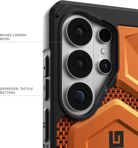 UAG Monarch Pro Samsung S26 Ultra Hoesje Magnetic Back Cover Oranje afbeelding 4