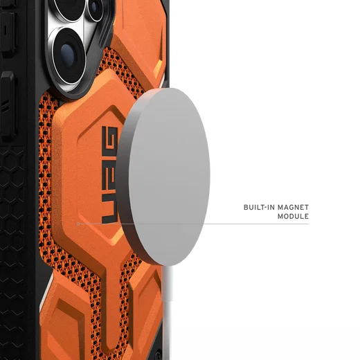 UAG Monarch Pro Samsung S26 Ultra Hoesje Magnetic Back Cover Oranje afbeelding 7