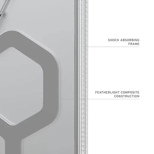 UAG Plyo Pro Samsung Galaxy S26 Ultra Hoesje MagSafe Back Cover Ice Zilver afbeelding 7