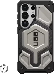 UAG Monarch Pro Samsung S26 Ultra Hoesje Magnetic Back Cover Titanium afbeelding