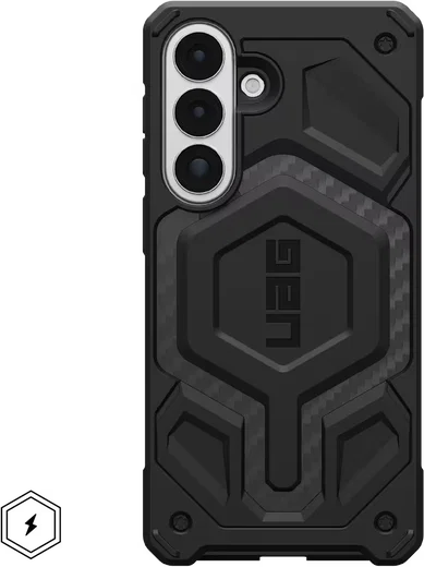 UAG Monarch Pro Samsung Galaxy S26 Plus Hoesje MagSafe Back Cover Carbon Fiber afbeelding 1