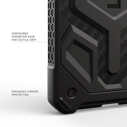 UAG Monarch Pro Samsung Galaxy S26 Plus Hoesje MagSafe Back Cover Carbon Fiber afbeelding 7
