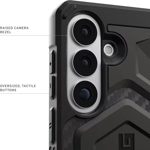 UAG Monarch Pro Samsung Galaxy S26 Plus Hoesje MagSafe Back Cover Carbon Fiber afbeelding 6