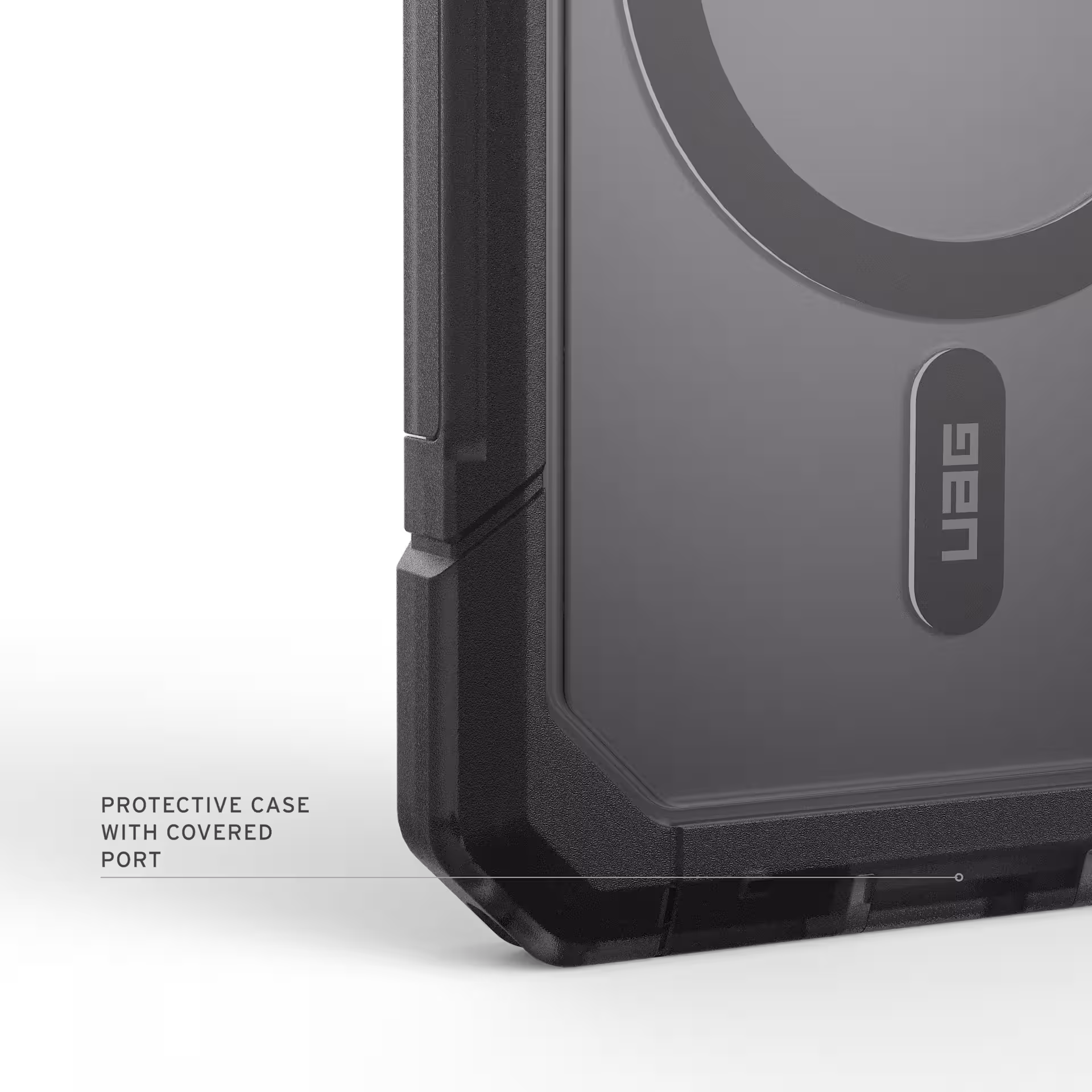 UAG Trooper Samsung Galaxy S26 Hoesje Magnetic Back Cover Transparant  Ash afbeelding 6