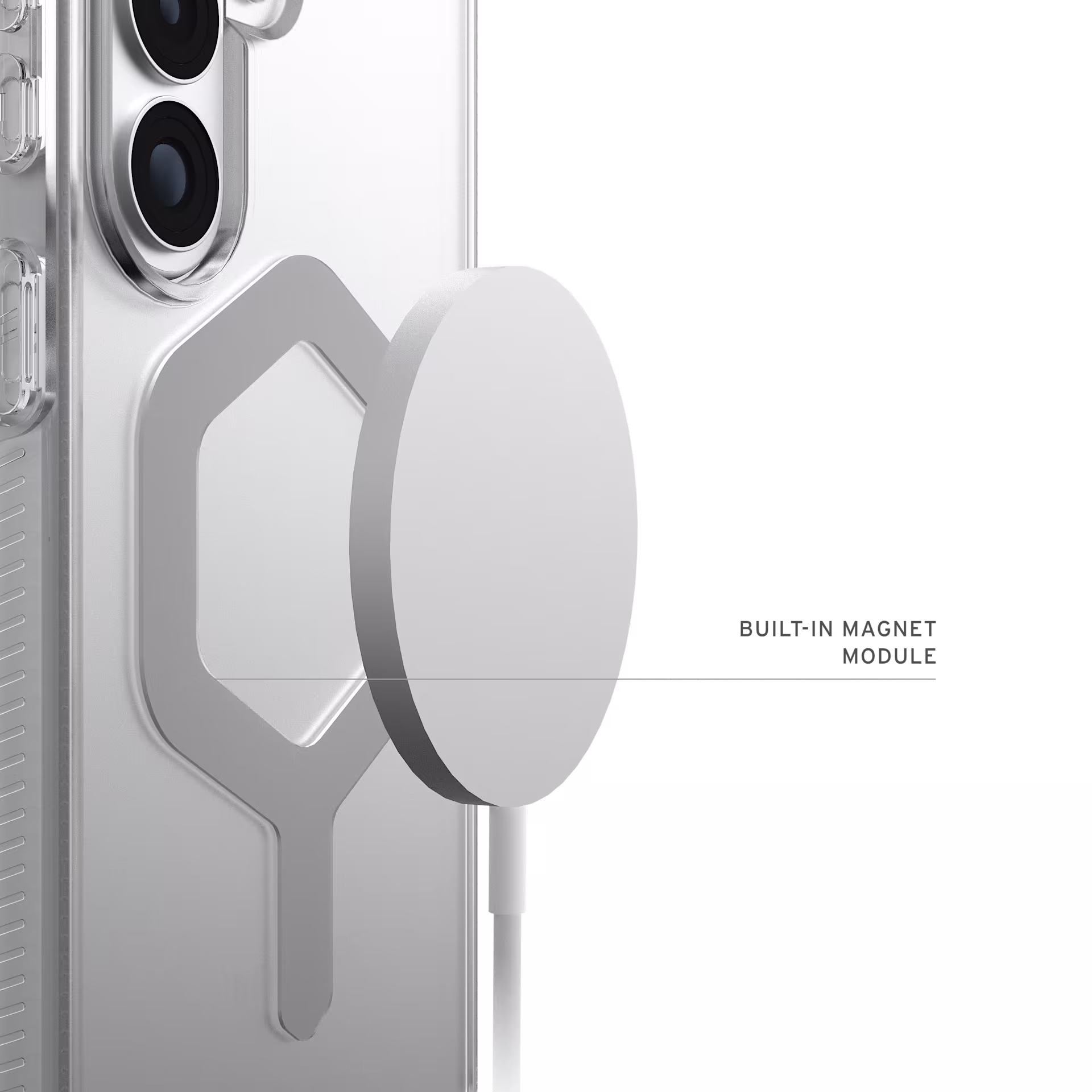 UAG Plyo Pro Samsung Galaxy S26 Plus Hoesje MagSafe Back Cover Ice / Zilver afbeelding 5